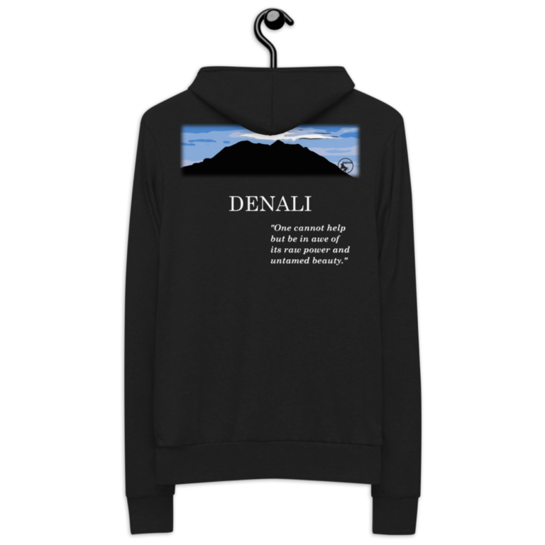 Baboons Unisex Denali LW FZ Solid Black Jacket on a hanger 768x768