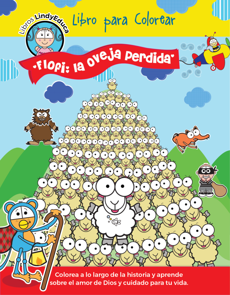 LindyEduca Coloring Book Portada en Español 768x987