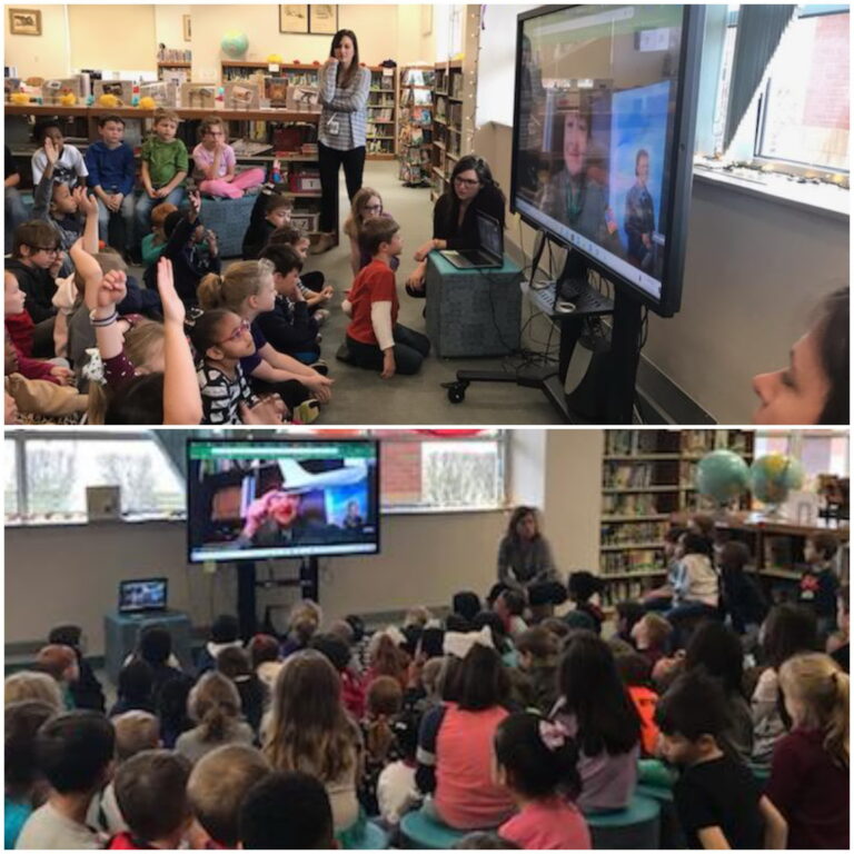 Virtual author visit Scott Elementary Illinois 768x768