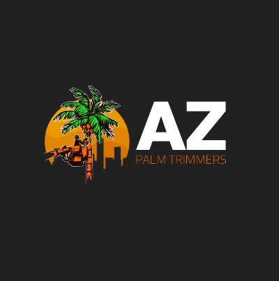 az palm trimmers white logo white