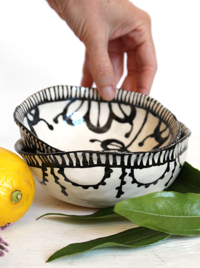 Barro by Lucrecia LACE bowls nested 2 768x1026