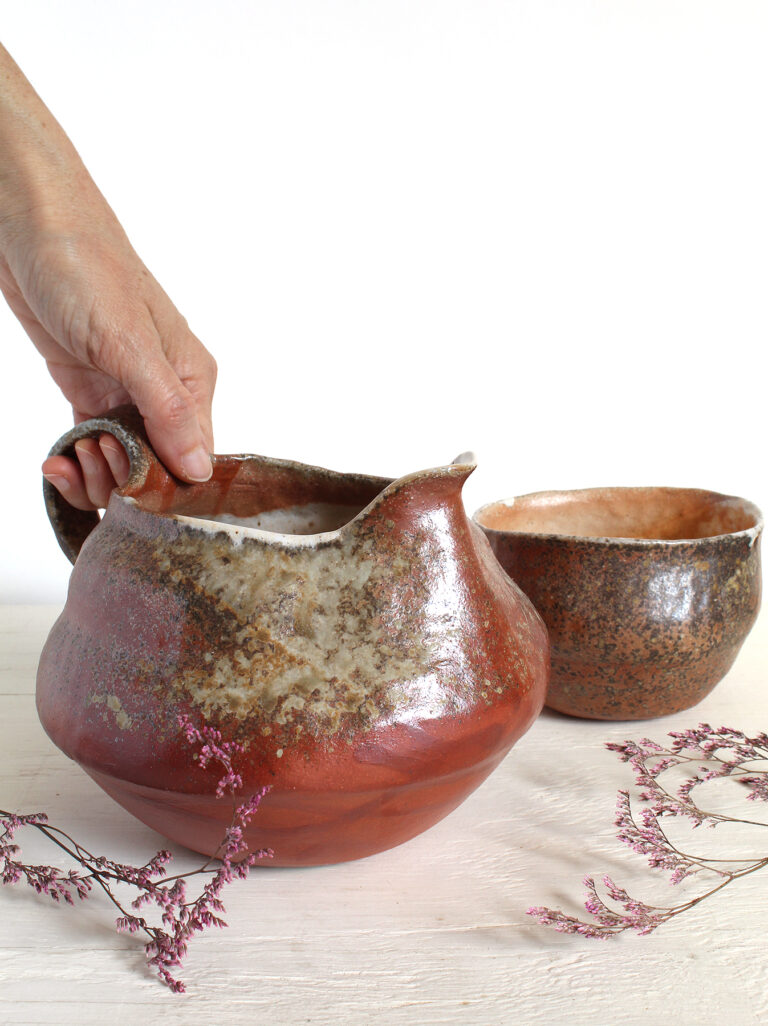 WOOD large pitcher and cup 768x1026