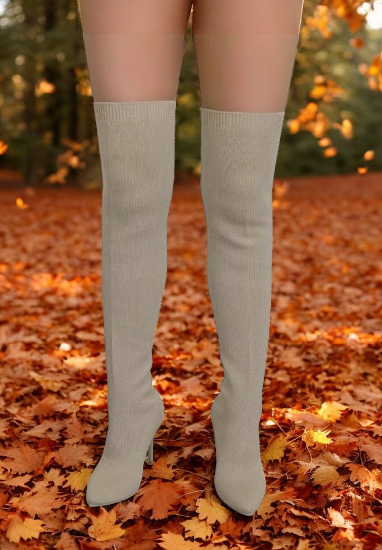 Knit Style Over The knee Stiletto Heels3 Photoroom