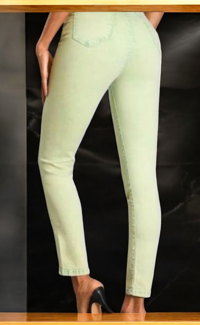 Light Green Acid Watch Stretch Skinning Jeans2 Photoroom