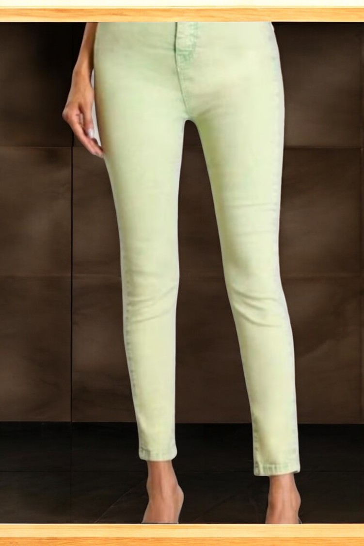 Light Green Acid Watch Stretch Skinning Jeans5 Photoroom